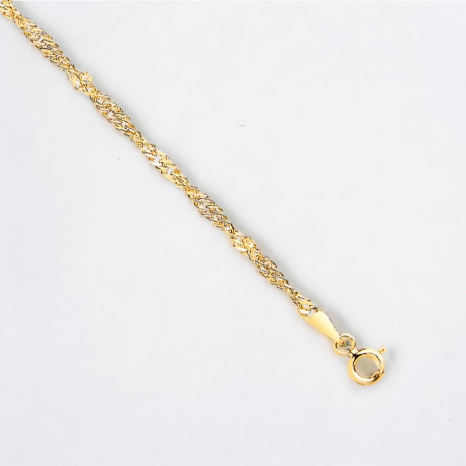2.2mm 9ct solid Gold Singapore Chain | 16" - 20"