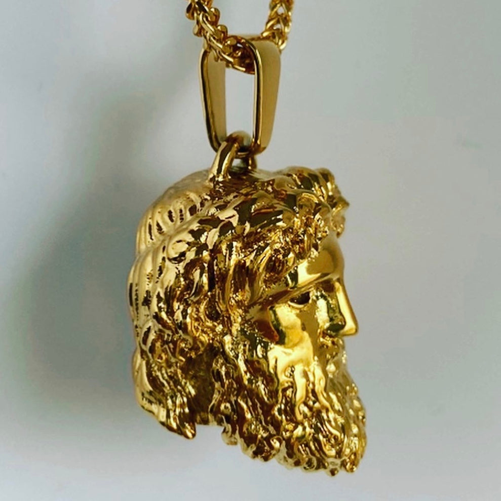 The Zeus Head Pendant by Midas Co