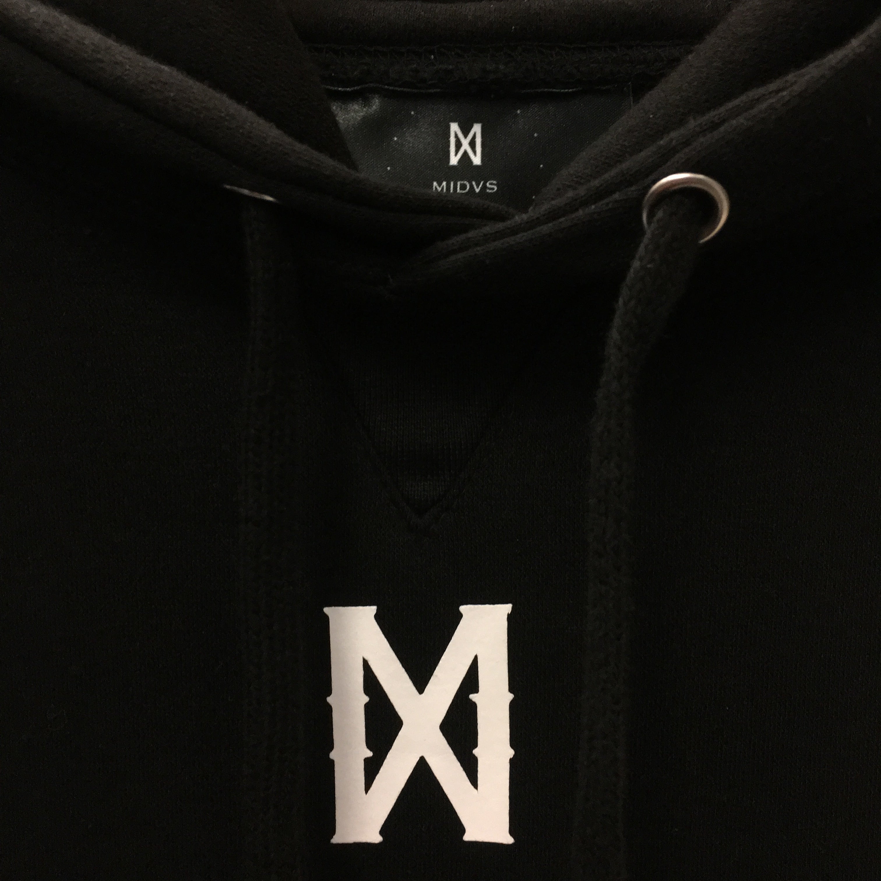 Midas Co Core X Logo Heavyweight Hoody - Black / White