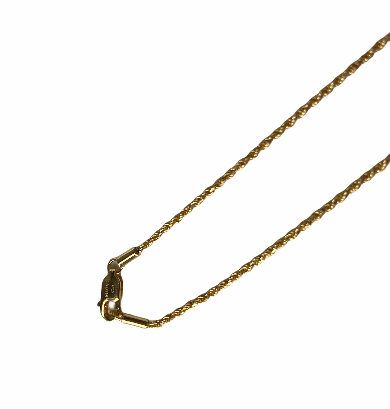Rope Chain - 1mm | 18K Gold Vermeil