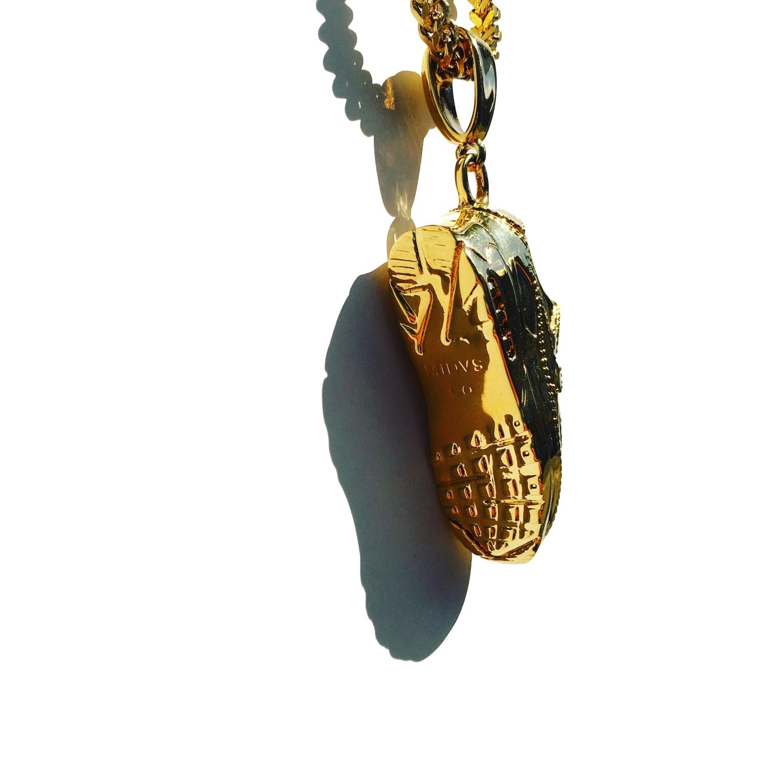 The Sneaker Micro Pendant Necklace - Gold