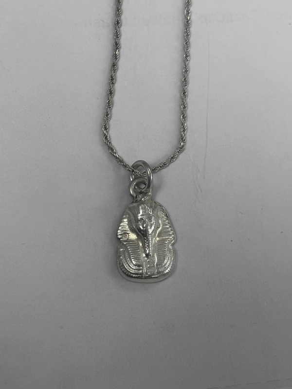 Pharoahs Legacy | Sterling Silver 3cm King Tut Necklace