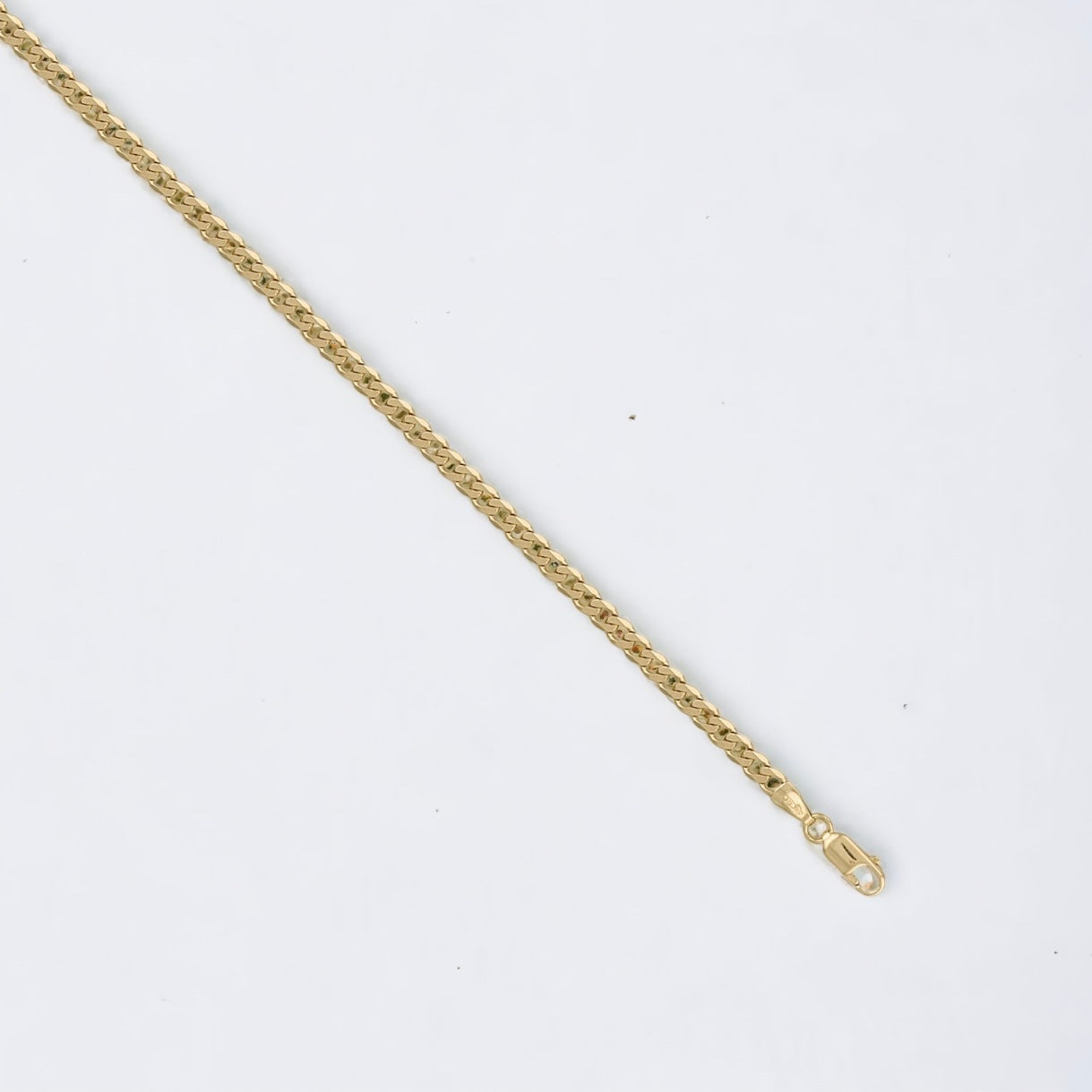 18ct Yellow Gold Curb Link Chain | 1.9mm