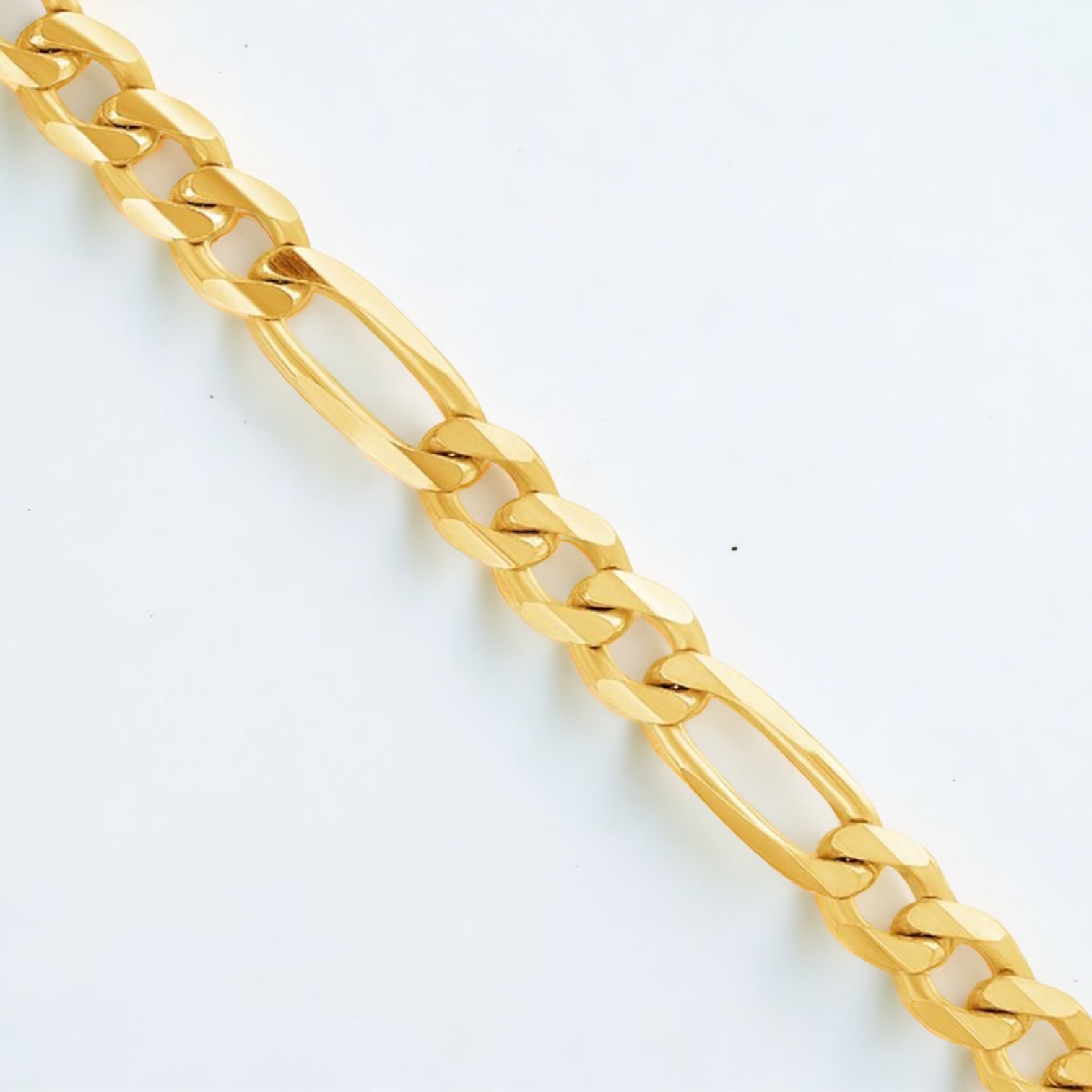 2.2mm 9ct solid Gold Figaro Link Chain | 16" - 24"