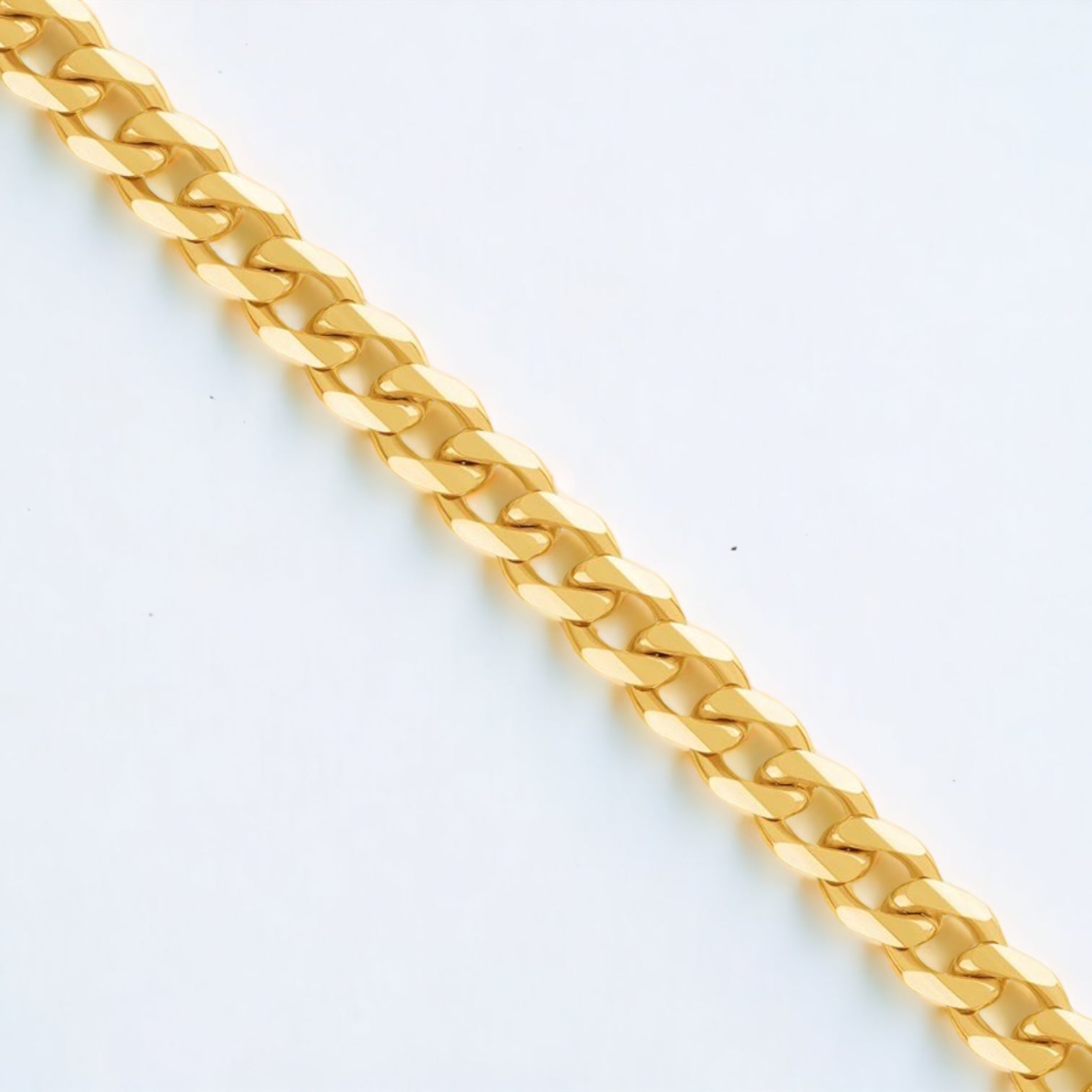 3.8mm 9ct solid Gold Curb Link Chain | 16" - 24"