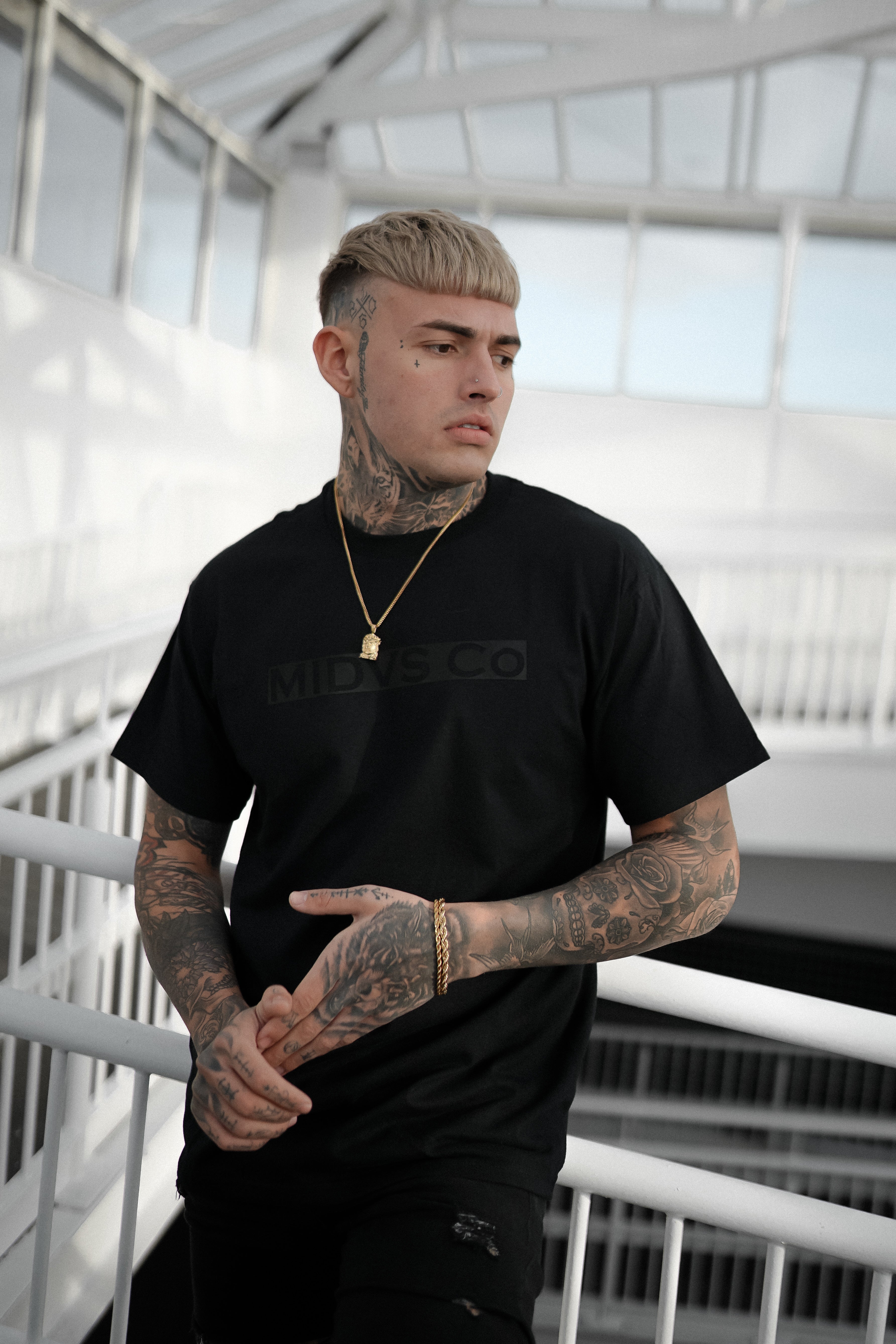 Midas Co Primo Box Logo Tee - Black