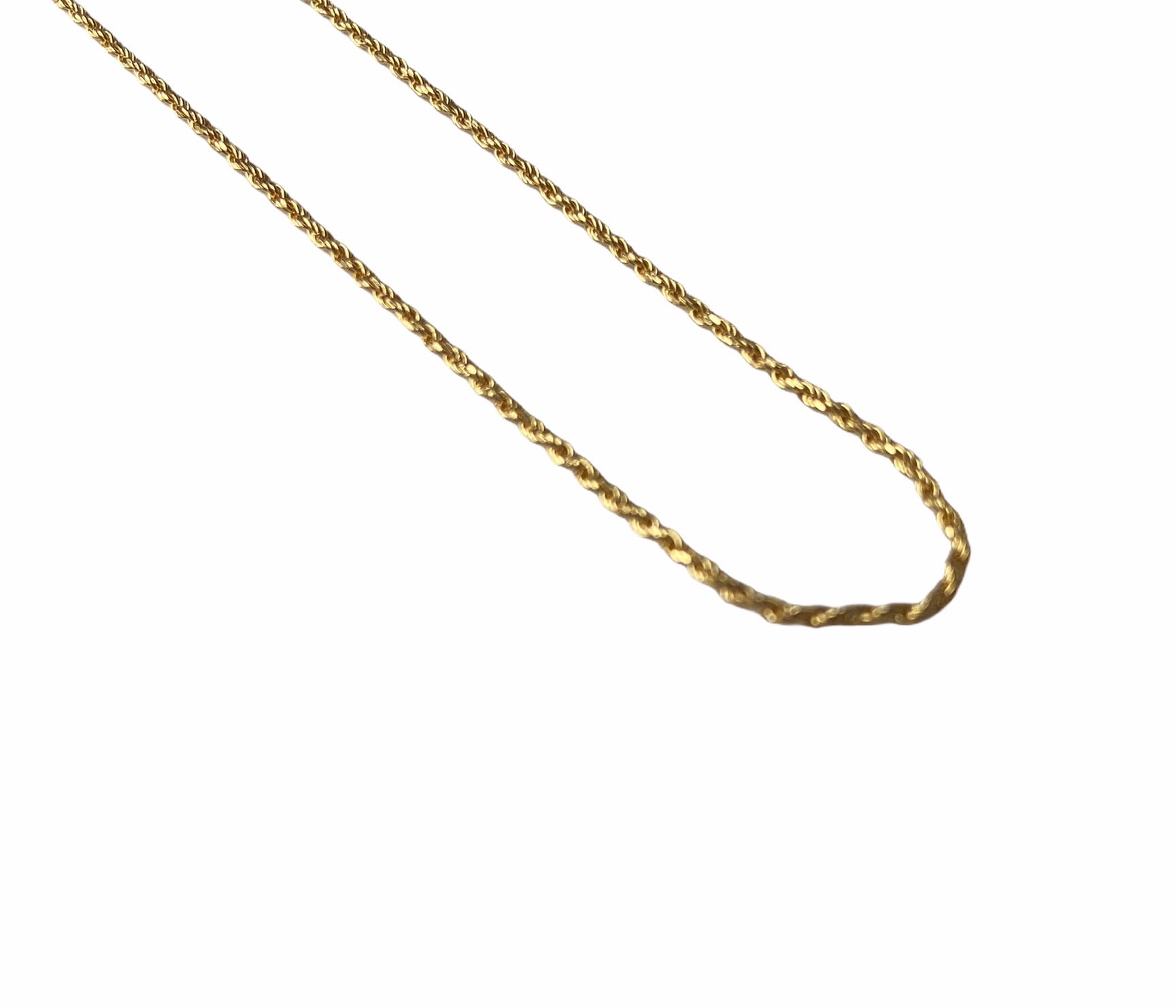 Rope Chain - 1mm | 18K Gold Vermeil