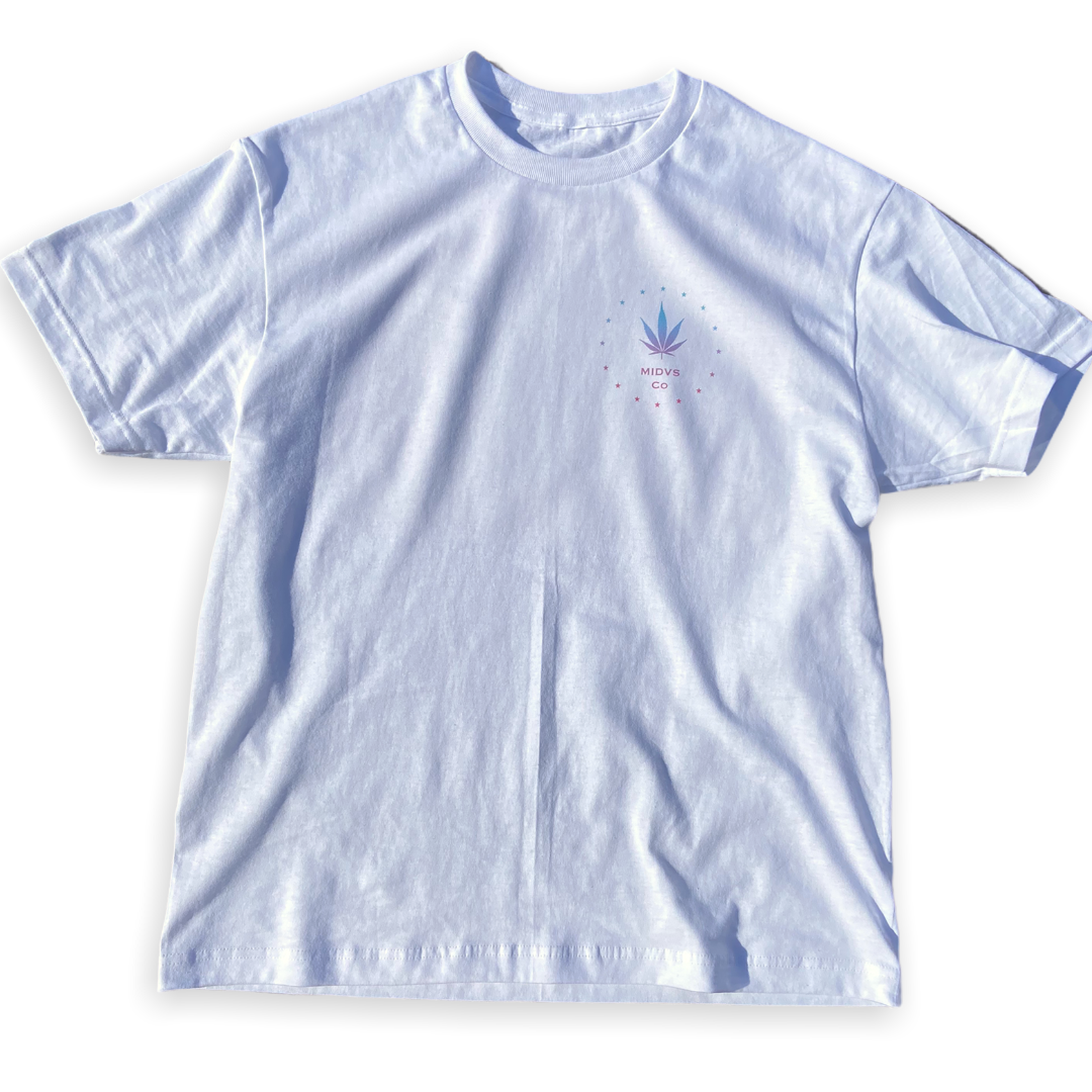 Midas Co 420 faded T-shirt - white
