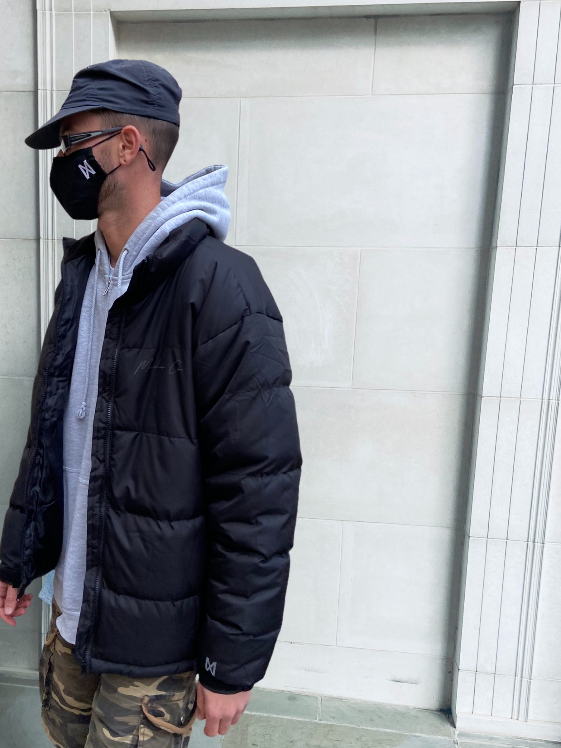 The Signature Puffa Jacket- Black / Reflective