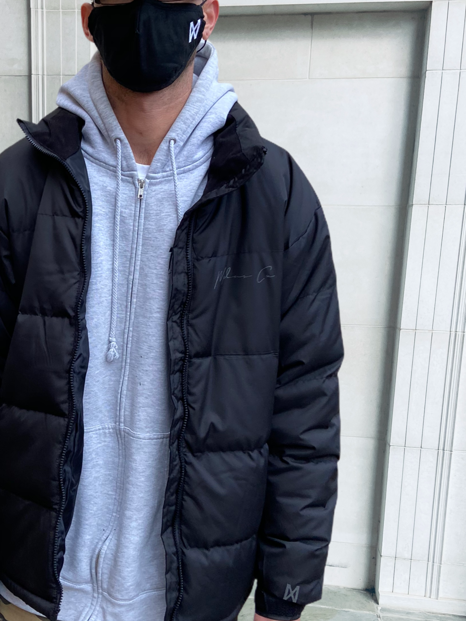 The Signature Puffa Jacket- Black / Reflective