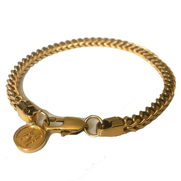 Midas Co 4mm Franco Bracelet 18kt Gold