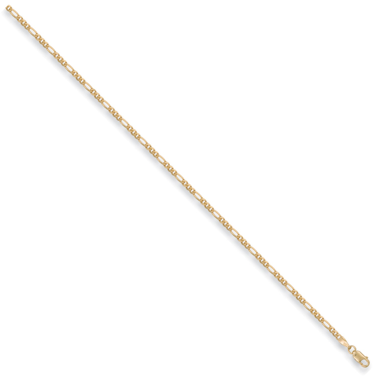 2.2mm 9ct solid Gold Figaro Link Chain | 16" - 24"