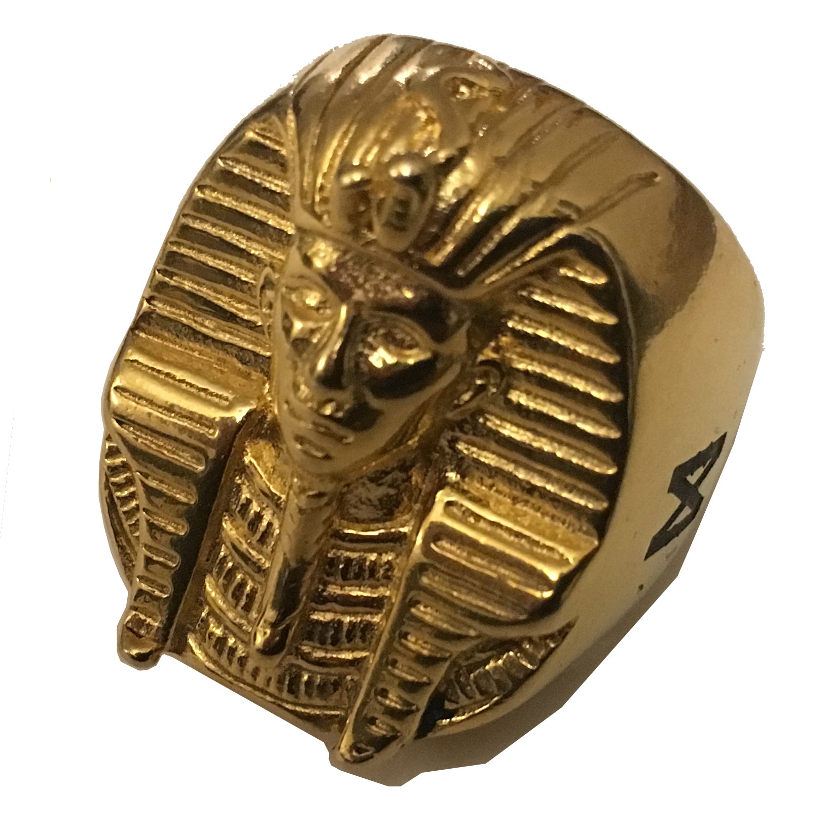 The 'Rulers' Pharoah Head Ring - 18kt Gold