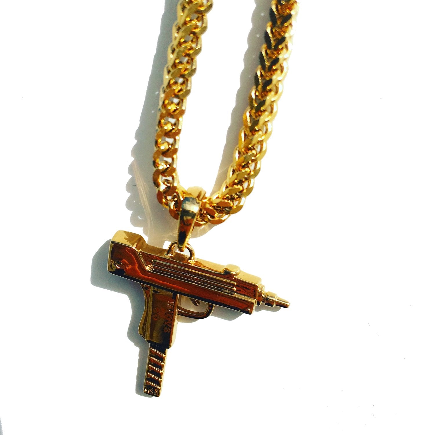The 'Uzi' Micro Pendant - Gold